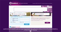 Desktop Screenshot of horaires.tv